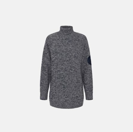 Dolcevita con patch logo mk84s46e2 elisabetta franchi ai 24.25.