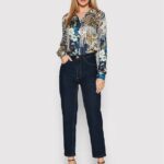 Jeans W2YA21 D4NH4 Blu scuro Tapered Leg guess jeans ai 24.25.