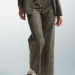 pantalone vita alta a quadri nik kocca ai 24.25.