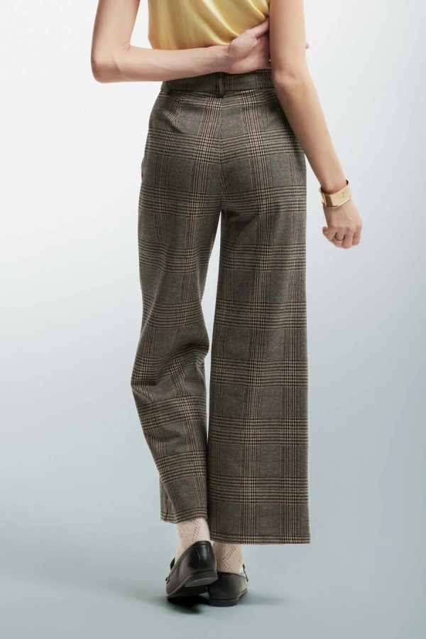 pantalone vita alta a quadri nik kocca ai 24.25.