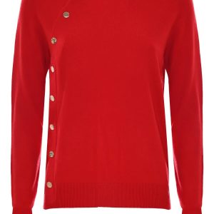 maglia girocollo con dettaglio bottoni idis kocca ai 24.25.