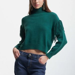 maglia con frangie dafni kocca ai 24.25.