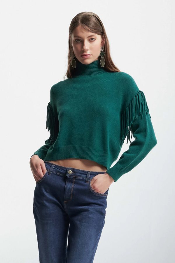 maglia con frangie dafni kocca ai 24.25.