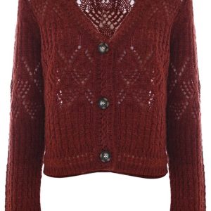 cardigan in maglia traforata quinta kocca ai 24.25.