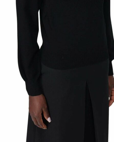 maglia a costine scollo v twin set ai 24.25. art. 242tp3520