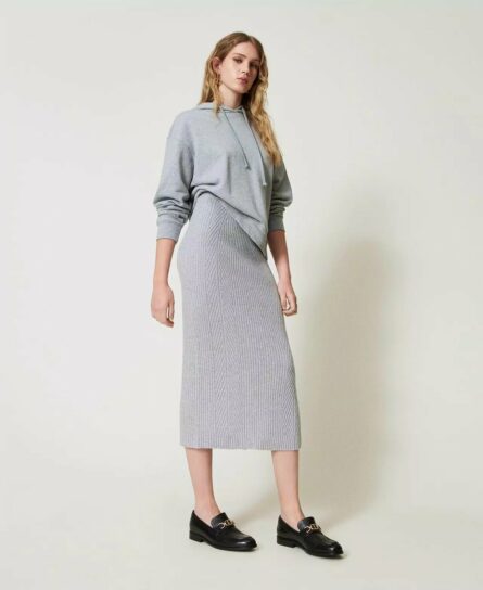 gonna in maglia twin set ai 24.25. art. 242tp3712