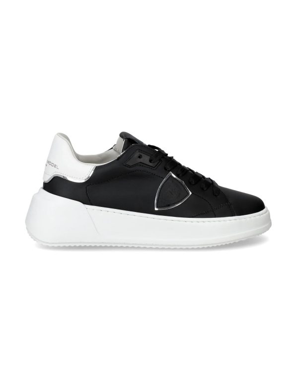 sneaker temple donna bianco e nero philippe model ai 24.25. art. bjld v005