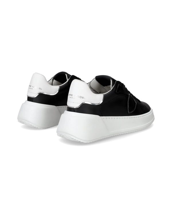 sneaker temple donna bianco e nero philippe model ai 24.25. art. bjld v005