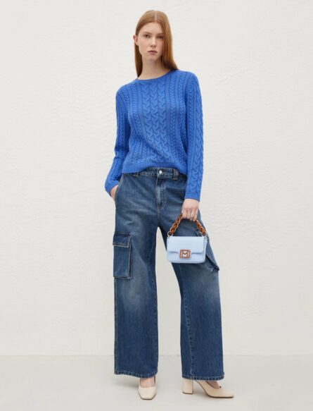 maglia a trecce lesile marella ai 24.25.