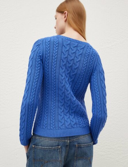 maglia a trecce lesile marella ai 24.25.