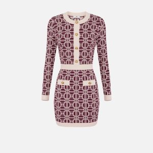 Miniabito logo jacquard am31b47e2 elisabetta franchi ai 24.25.