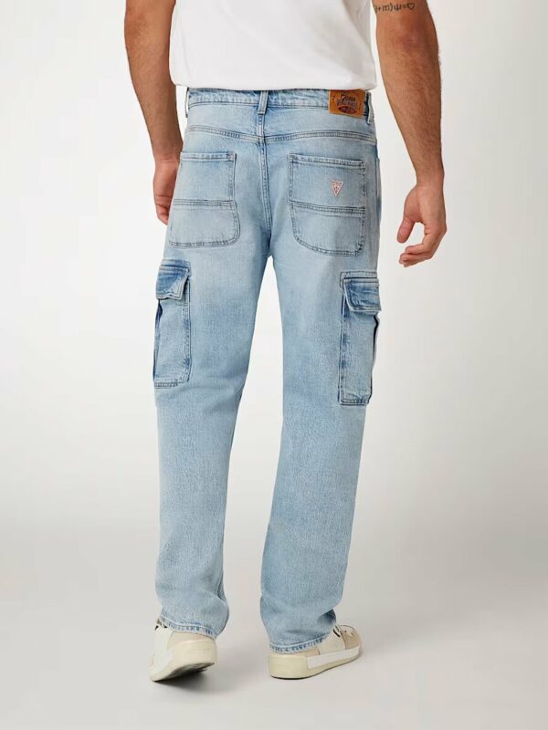 Jeans julianne cargo a vita media guess jeans ai 24.25.