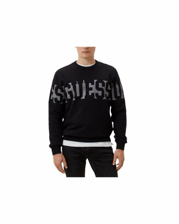 Felpa uomo con logo in cotone garzato guess jeans ai 24.25. 010991403_1jpg Felpa uomo con logo in cotone garzato guess jeans ai 24.25.