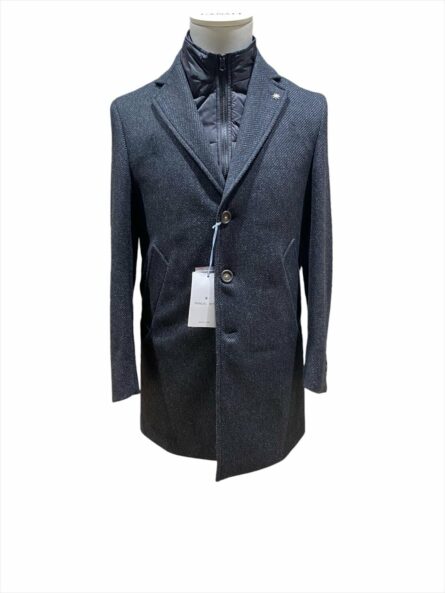 cappotto in misto lana con cappuccio staccabile 3732c4548c manuel ritz ai 24.25.