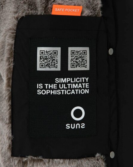 giubbotto donna suns ai 24.25.mod. roberta fur art. gbs53019d