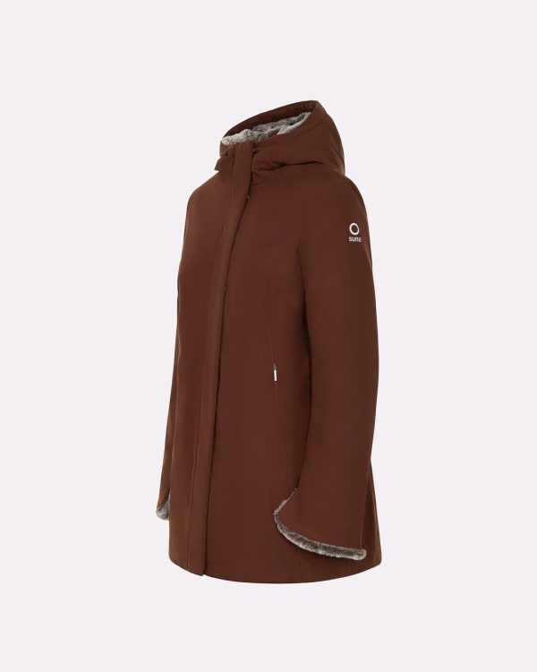 giubbotto donna suns ai 24.25.mod. marmolada fur art. gbs53020d