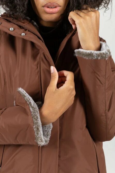 giubbotto donna suns ai 24.25.mod. marmolada fur art. gbs53020d