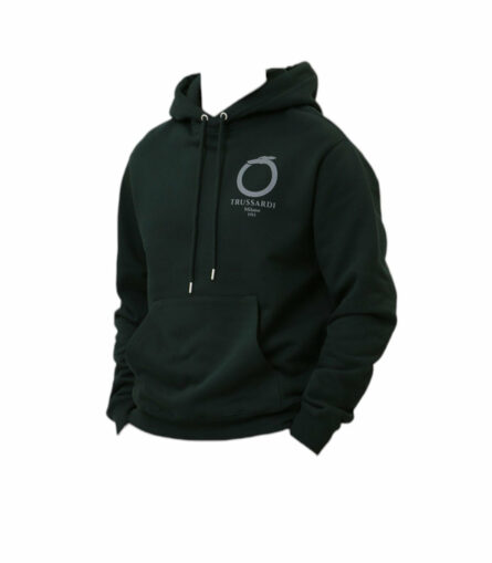 felpa con cappuccio trussardi ai 23.24.