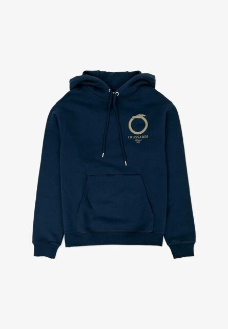 felpa con cappuccio trussardi ai 23.24.