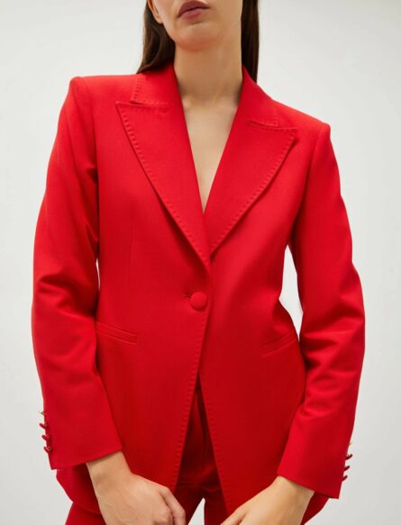 Blazer in tela stretch domizia marella pe 25