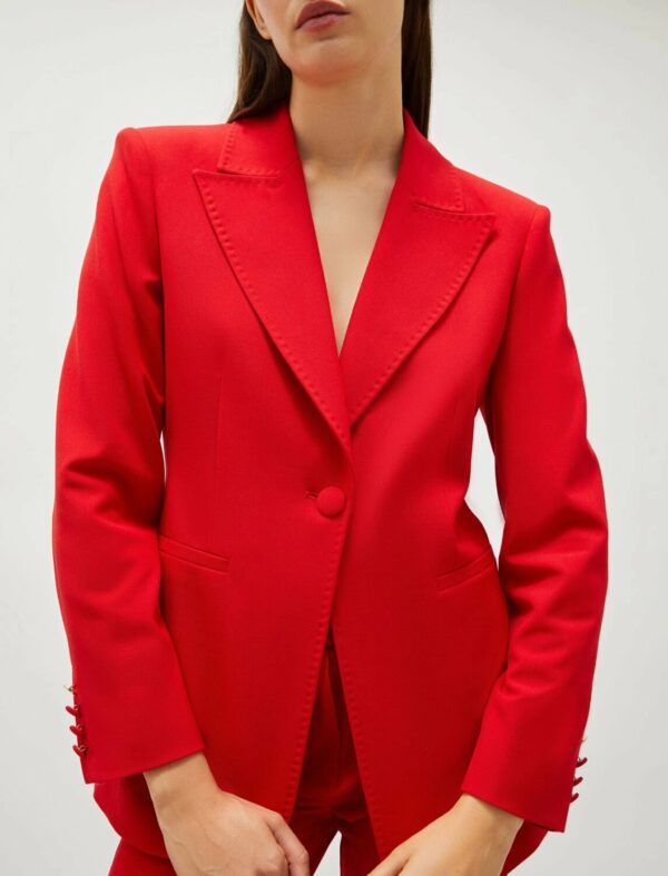 Blazer in tela stretch domizia marella pe 25