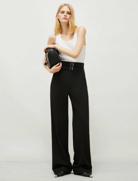 Pantaloni con dettaglio lacci aguzze marella pe 25