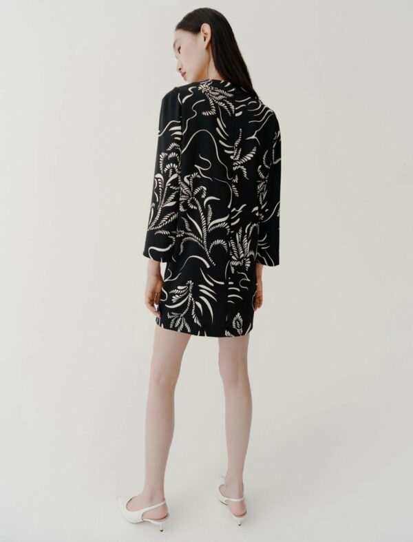 Abito foderato in satin riciclato cappa marella pe 25