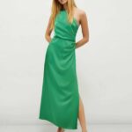 Abito monospalla in satin duse marella pe 25