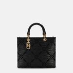 Tote media in jacquard con charms bs12a51e2 Elisabetta Franchi pe25