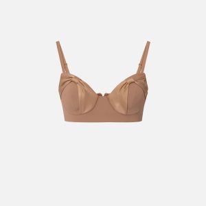 Top in crêpe con fiocchi in raso to03051e2 Elisabetta Franchi pe25