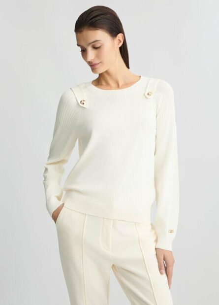 maglia con bottoni liu jo pe 25 art. ta5024