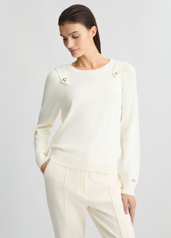 maglia con bottoni liu jo pe 25 art. ta5024