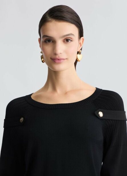 maglia con bottoni liu jo pe 25 art. ta5024