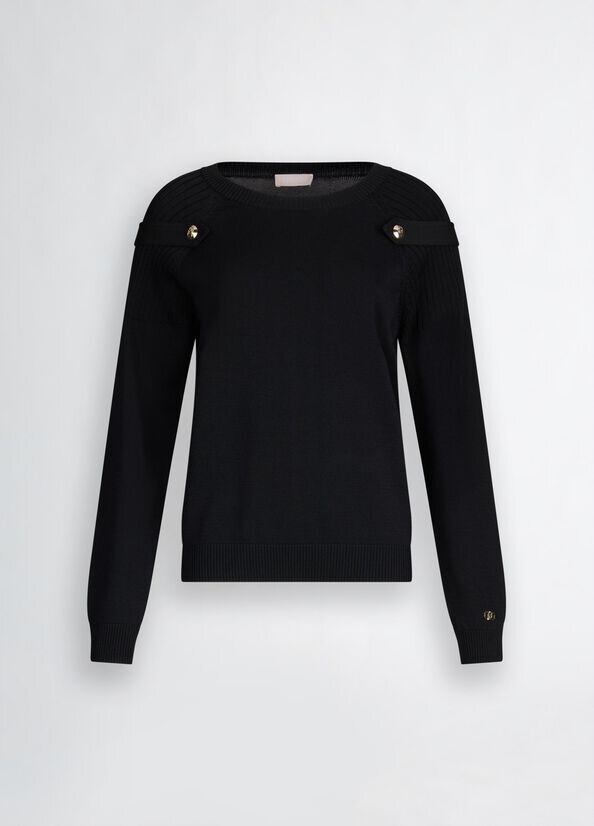 maglia con bottoni liu jo pe 25 art. ta5024