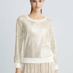 felpa con paillettes liu jo pe 25 art. ta5261