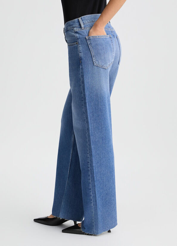 jeans liu jo pe 25 . mod. wide leg bone art. ua5170