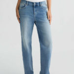 jeans liu jo pe 25. jeans boyfriend in denim di cotone stretch art. ua5220