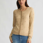 Cardigan con logo e strass liu jo pe 25 art. wa5053