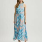 Abito in twill stampato liu jo pe 25 art. ca5390