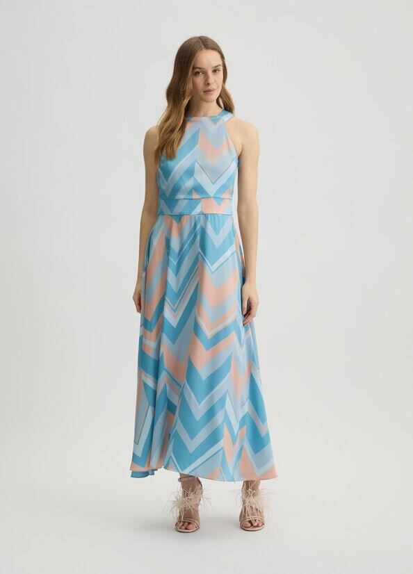 Abito in twill stampato liu jo pe 25 art. ca5390