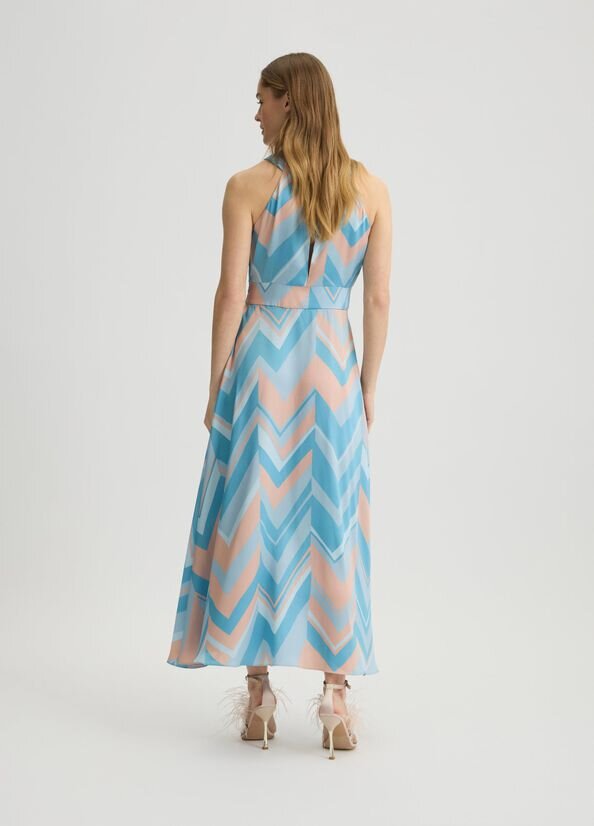 Abito in twill stampato liu jo pe 25 art. ca5390