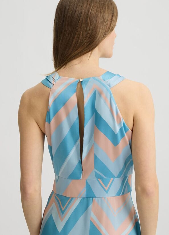 Abito in twill stampato liu jo pe 25 art. ca5390