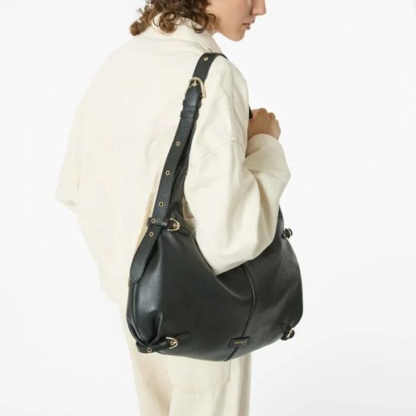 Handbag Grained Leather Noir Coccinelle Borse Donna SO5 13 01 01 001 TUPE25.