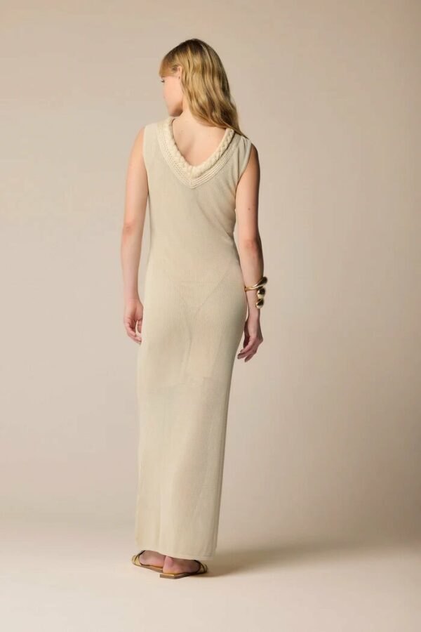 abito lungo con scollo lavorato ionni kocca pe 25