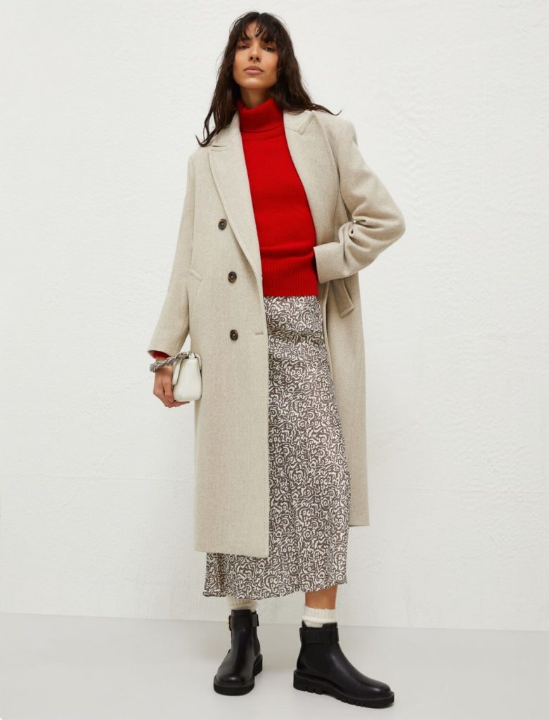 cappotto doppiopetto acacia marella ai 24.25.