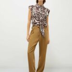 Camicia smanicata in crêpe victor marella pe 25