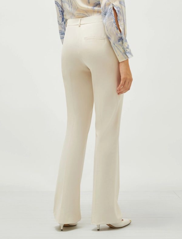 Pantalone flare in misto viscosa tonale marella pe 25