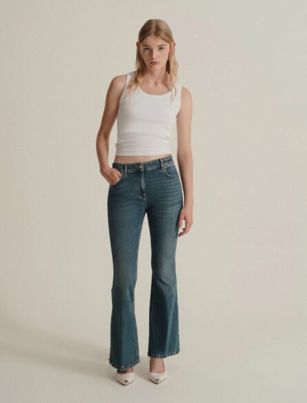 Jeans bootcut in denim stretch bcut marella pe 25