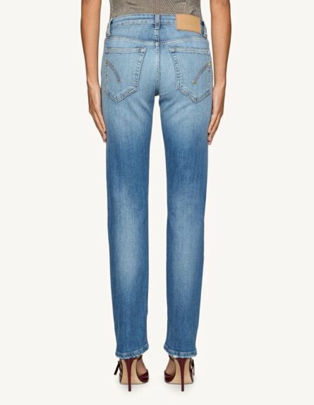 Jeans coco slim in denim stretch organico dondup pe25 art. dp801 dsk297d j09