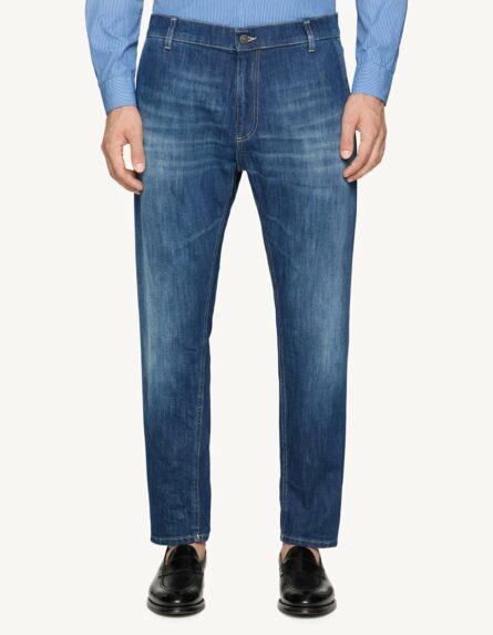 Jeans dondup pe25. mod. jeff carrot in denim stretch art. up641 ds0107u il7